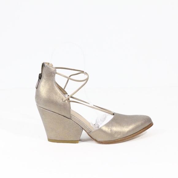 Eileen Fisher Shoes sz 8 NEW Women D'orsay Heels Leather Ghillie